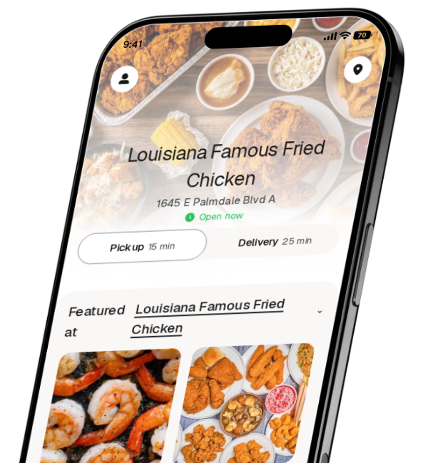 Louisiana Famous Fried Chicken app preview